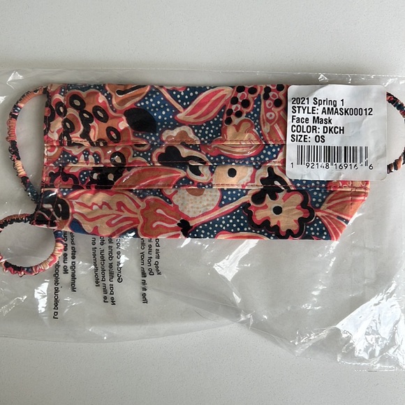 NWT A.L.C Floral Face Mask - Picture 3 of 3